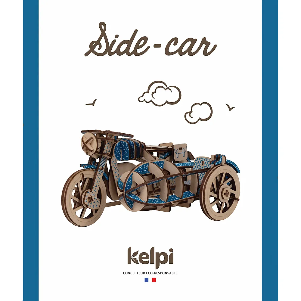 Kelpi Beiwagen Blau fr-en-es-it-dk-nl
