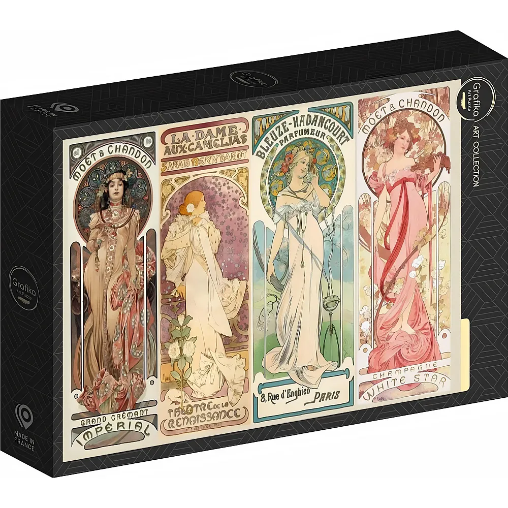 Grafika Puzzle Art Collection Die Kunst von Alfons Mucha - 1000 Teile