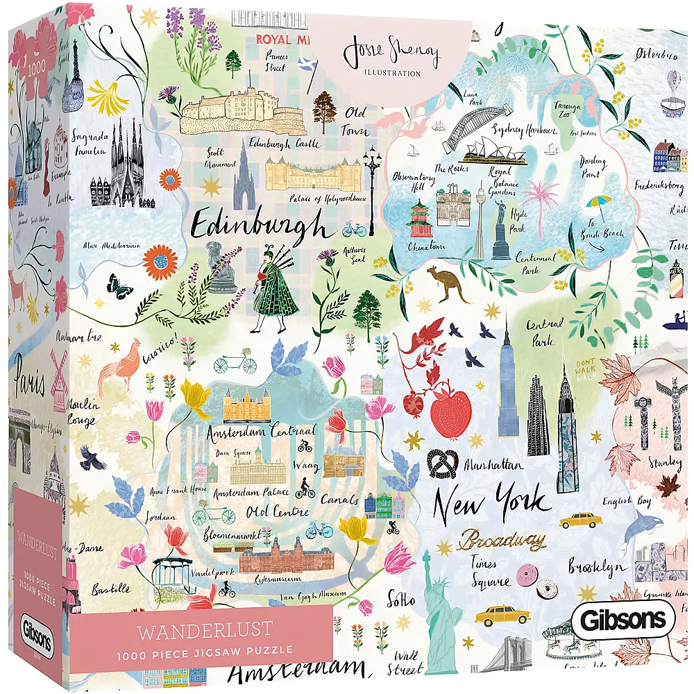 Gibsons Puzzle Wanderlust 1000Teile