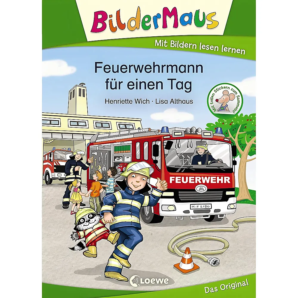 Loewe Bildermaus Feuerwehrmann f�r einen Tag