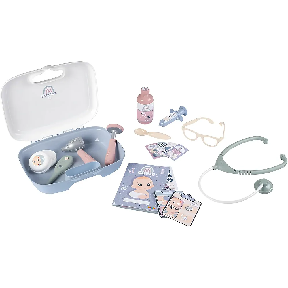 Smoby Baby Care Doktorkoffer - 19 Teile