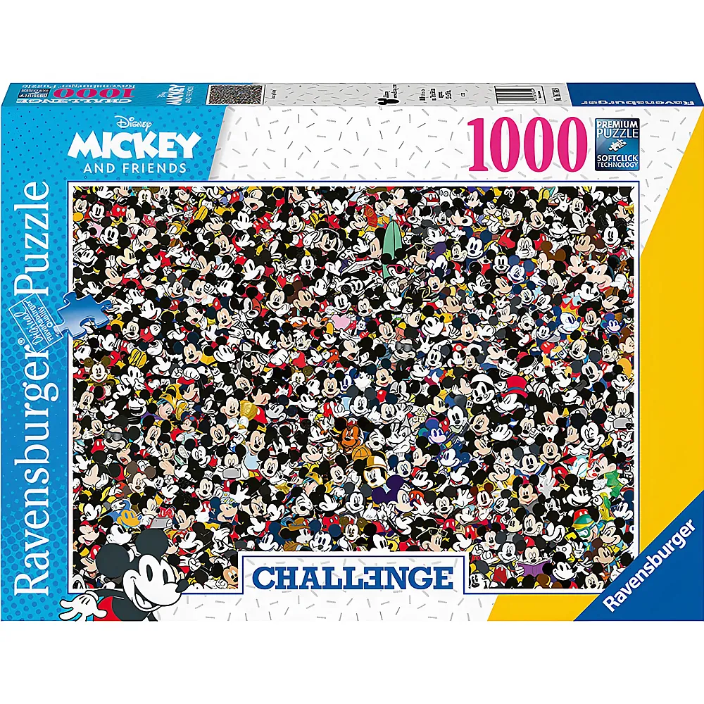 Ravensburger Puzzle Mickey Mouse Challenge 1000Teile
