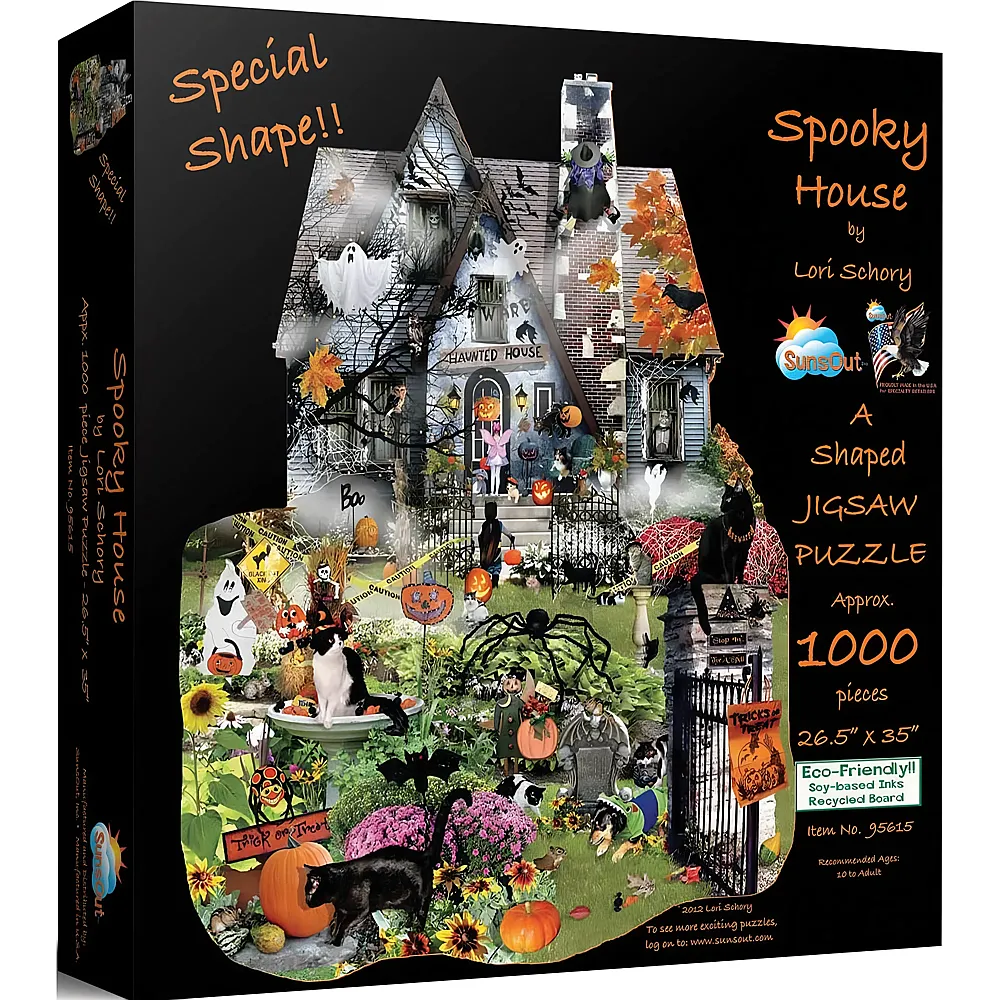 SunsOut Puzzle Lori Schory Spooky House - 1000 Teile