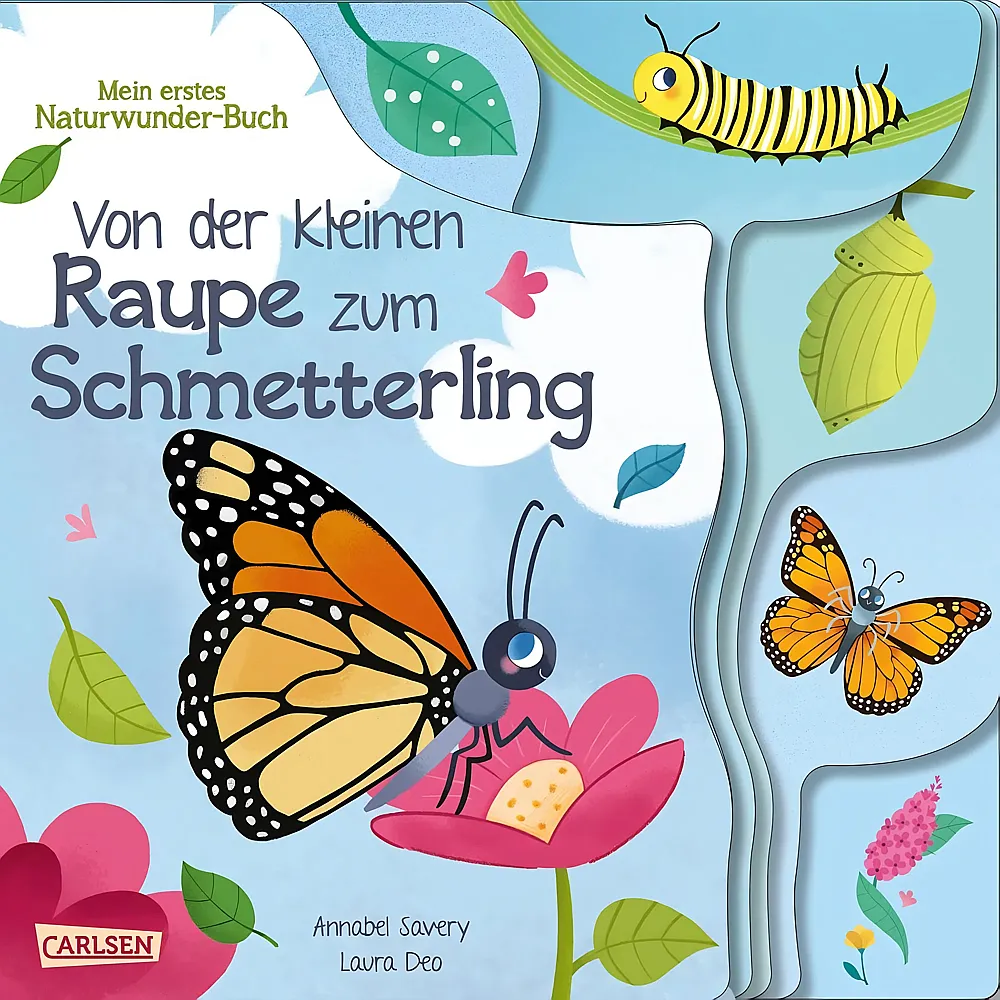Carlsen Von der kleinen Raupe zum Schmetterling