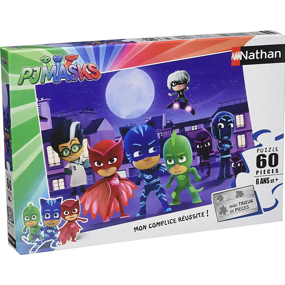 Nathan Puzzle PJ Masks - 60 Teile