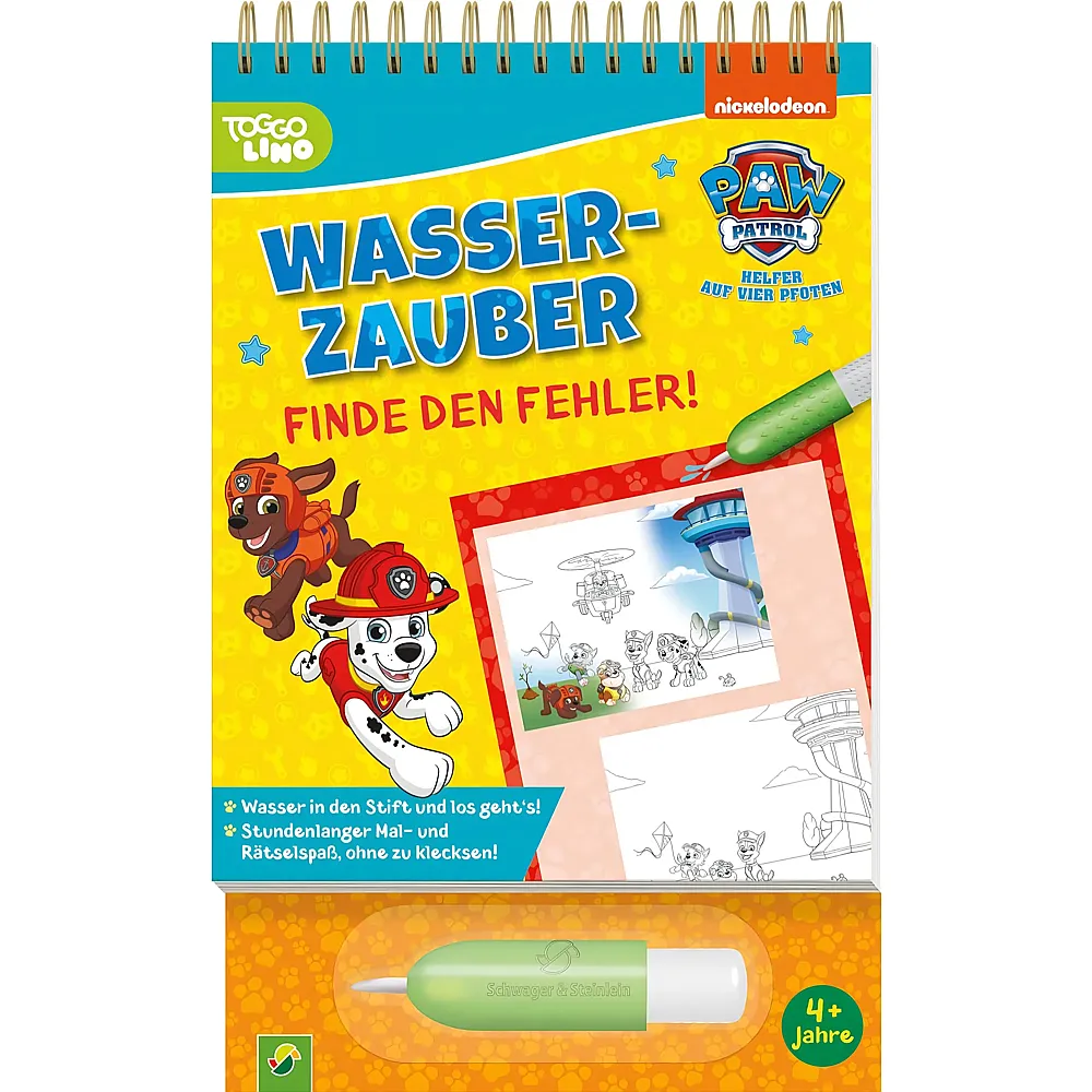 Schwager & Steinlein Paw Patrol Wasserzauber - Finde den Fehler