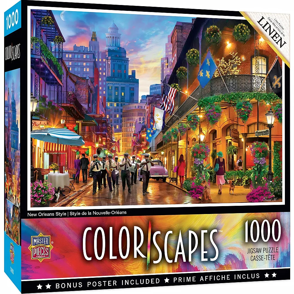 Master Pieces Puzzle Colorscapes New Orleans Style 1000Teile