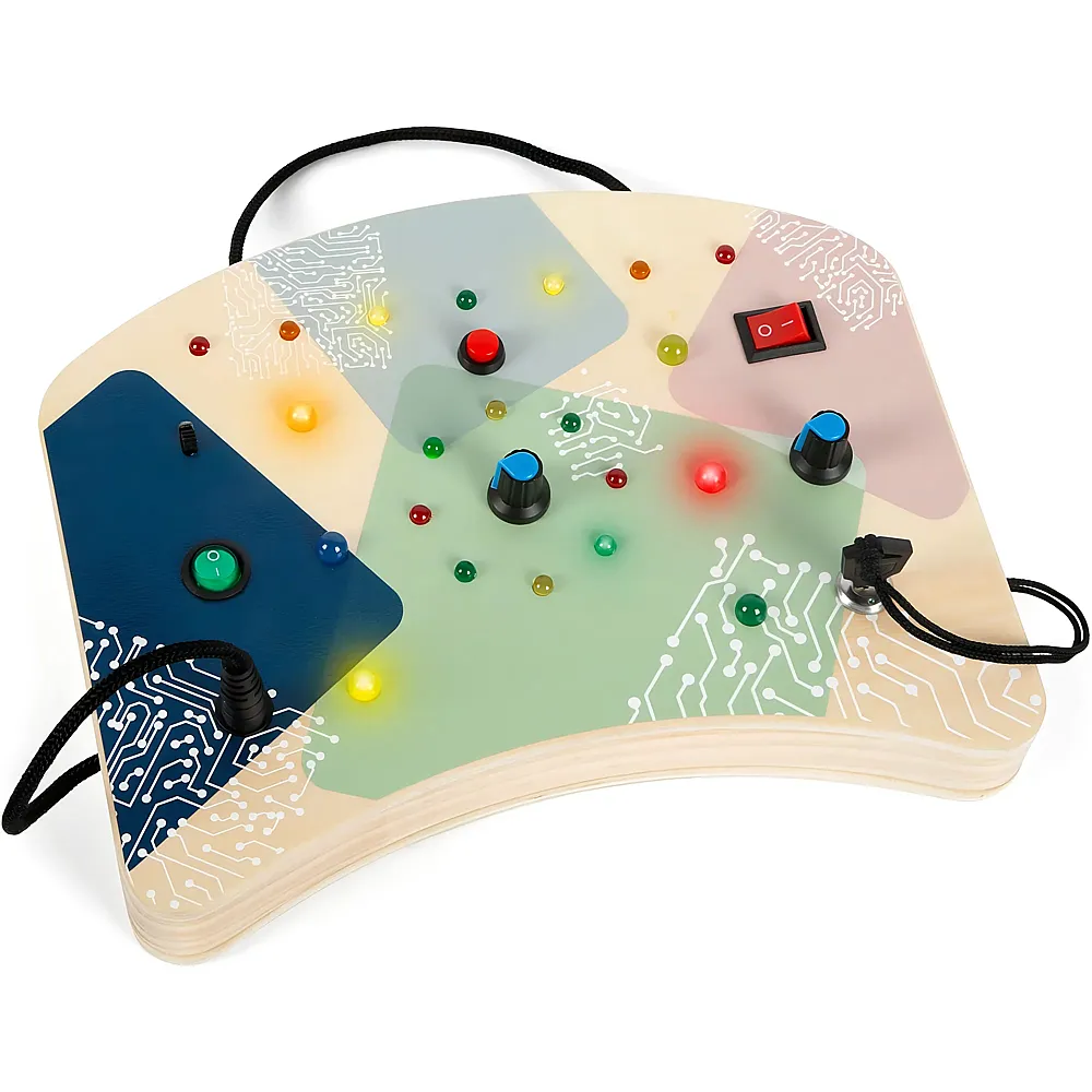 small foot LED Light and Switch Busy Board