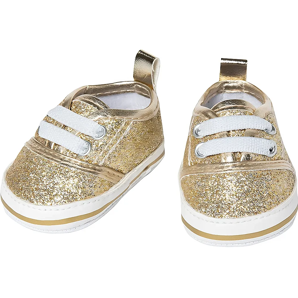Heless Glitzer-Sneakers gold 30-34cm | Puppenkleider