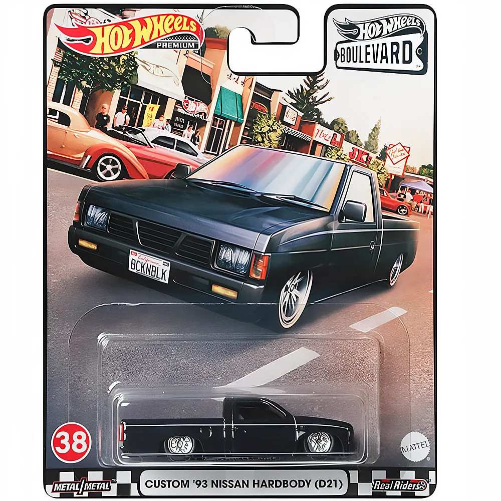 Hot Wheels Premium Car 93 Nissan D21 Custom Pick Up - 1:64 | Autos