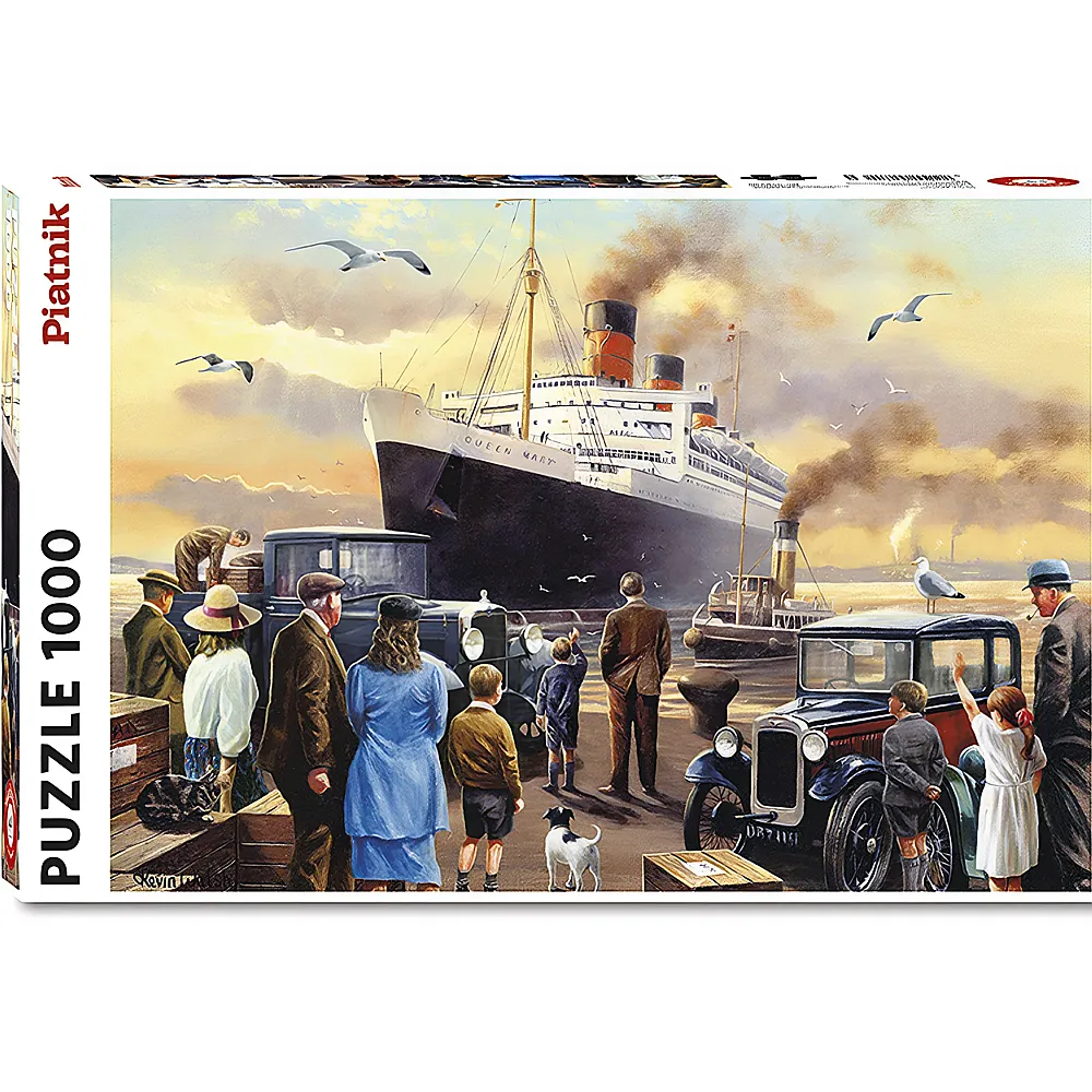 Piatnik Puzzle Walsh - R.M.S Queen Mary 1000Teile | Puzzle 1000 Teile