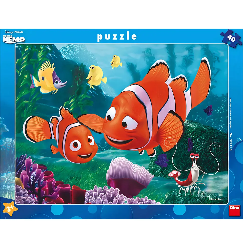 Dino Puzzle Nemo - 40 Teile - Rahmenpuzzle