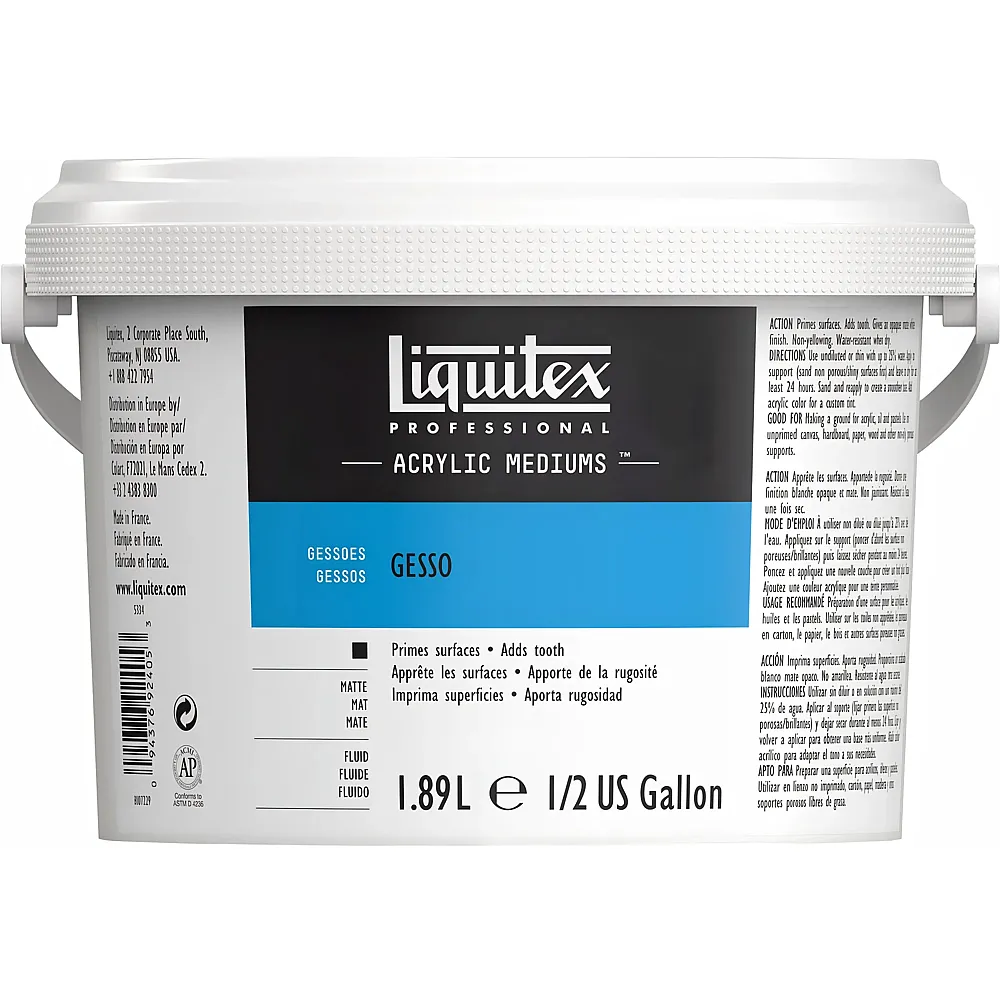 Liquitex Lqx Acryl Gesso Acryl 1.89lt - Suche