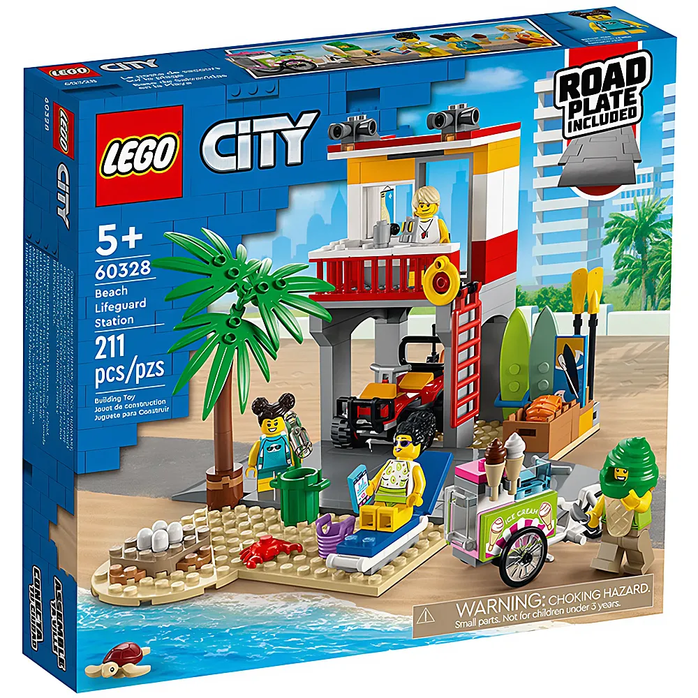 LEGO City Rettungs-Schwimmer-Station 60328