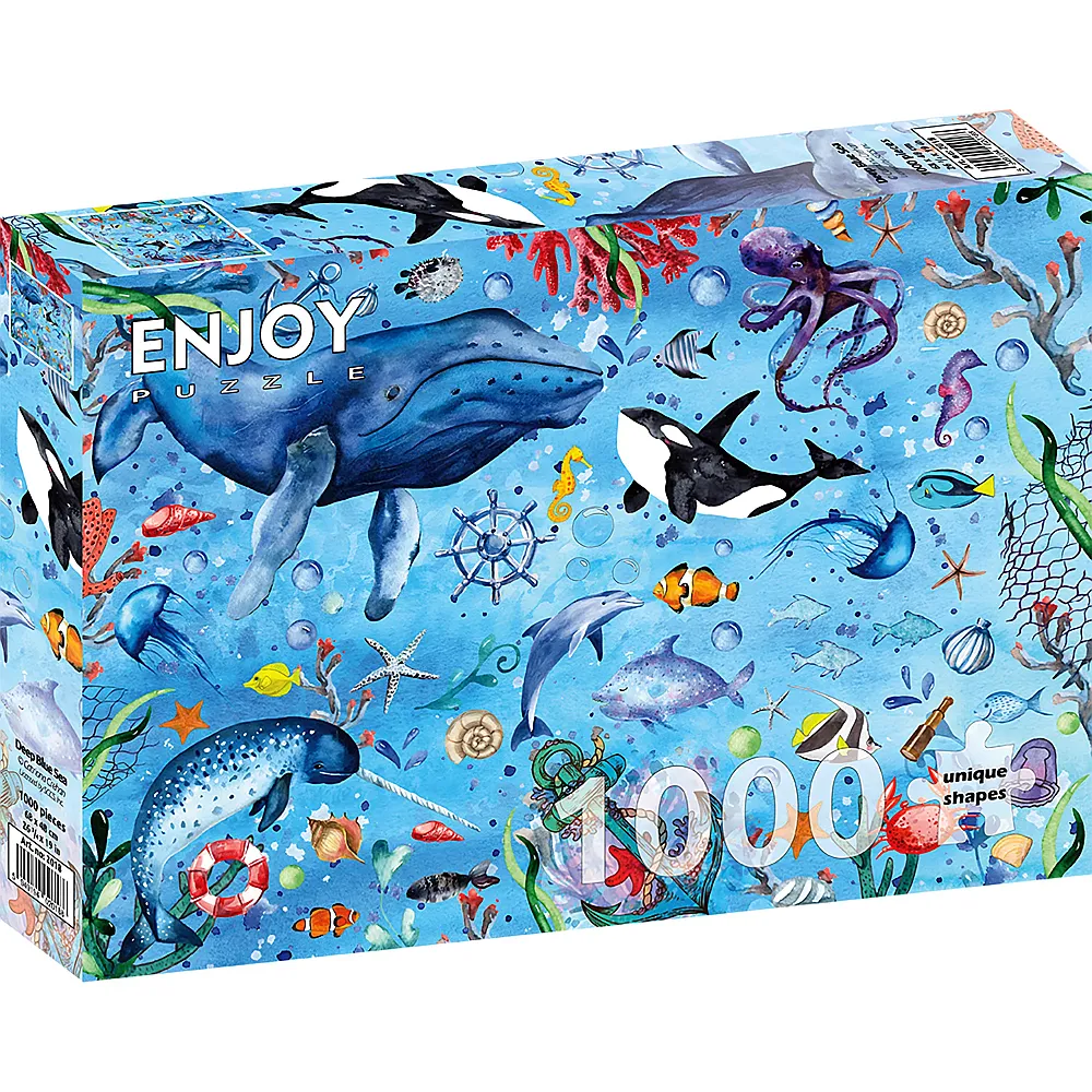 Enjoy Puzzle Deep Blue Sea - 1000 Teile