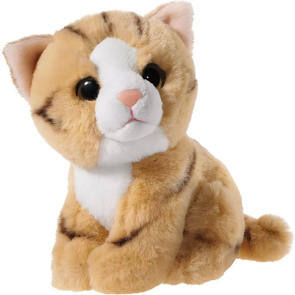 meinspielzeug - Heunec Mini-Mi Katze Gold/Weiss 14cm | Katzen Pl�sch