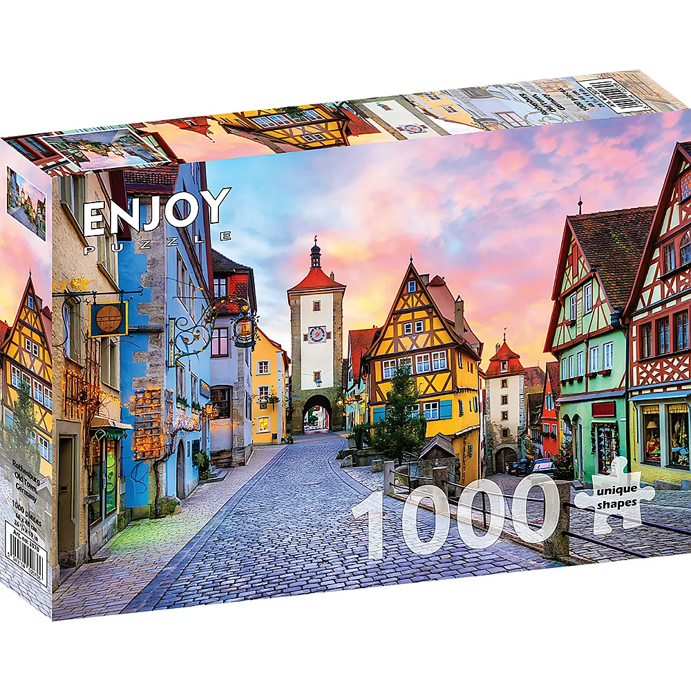 Enjoy Puzzle Altstadt von Rothenburg, Deutschland - 1000 Teile