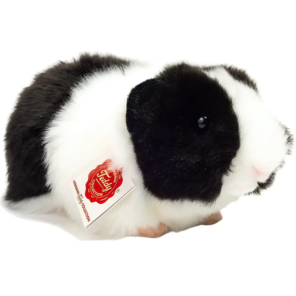 Teddy-Hermann Meerschweinchen Schwarz/Weiss - 20 cm