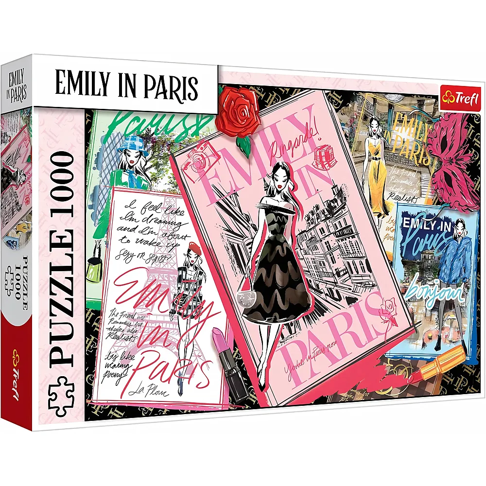 Trefl Puzzle Emily In Paris: Modemagazin - 1000 Teile