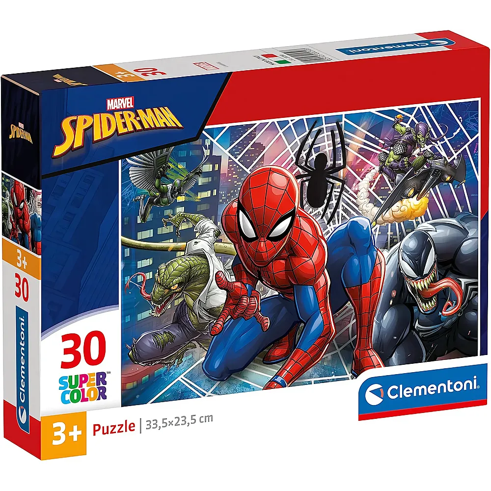 Clementoni Puzzle Supercolor Spiderman - 30 Teile