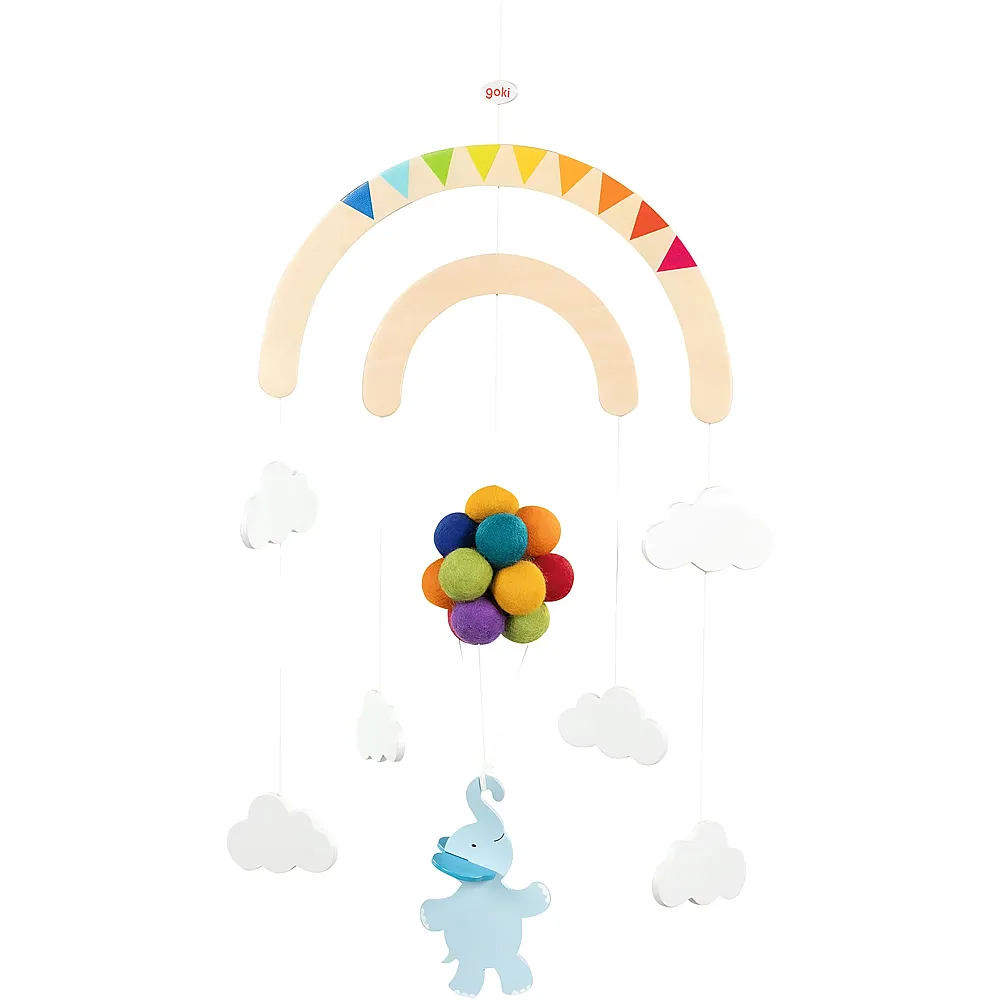 meinspielzeug - Goki Mobile Elefant auf der Reise | Mobiles