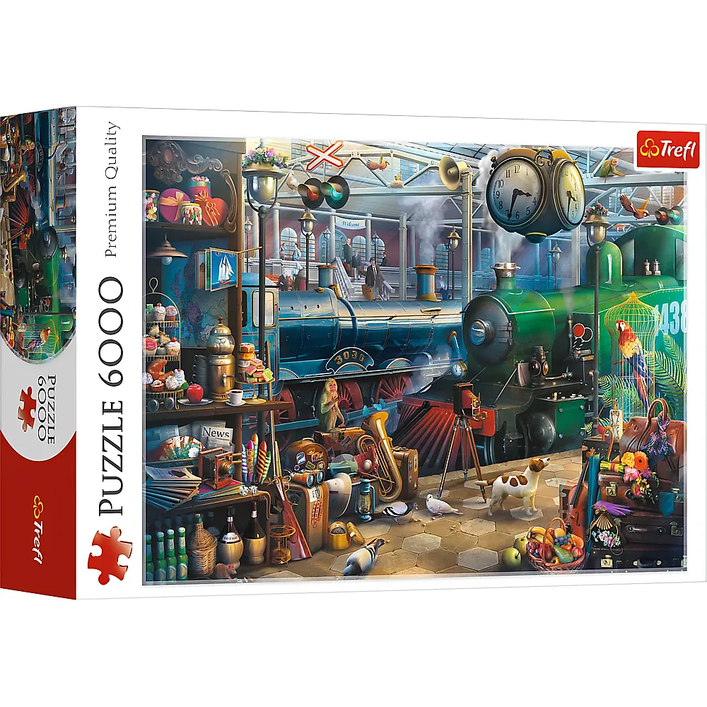 Trefl Puzzle Bahnhof - 6000 Teile
