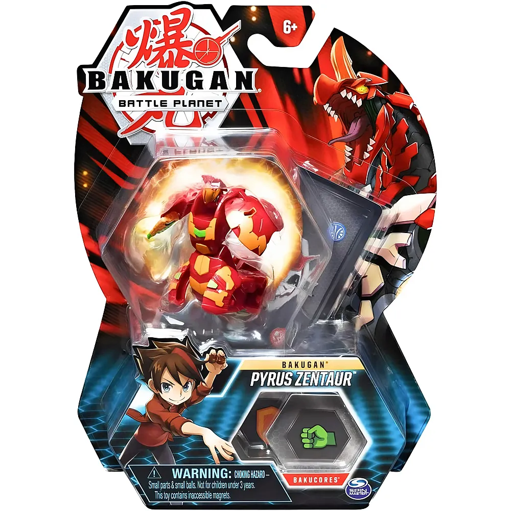 meinspielzeug - Spin Master Bakugan Battle Planet - Pyrus Zentaur | Tabletop Spiele