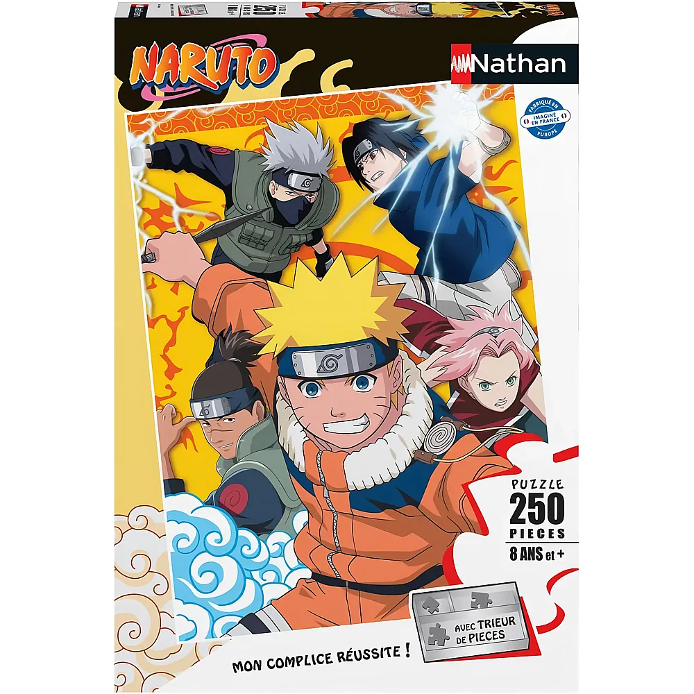 Nathan Puzzle Naruto Shippuden Naruto at the Ninja Academy - 250 Teile