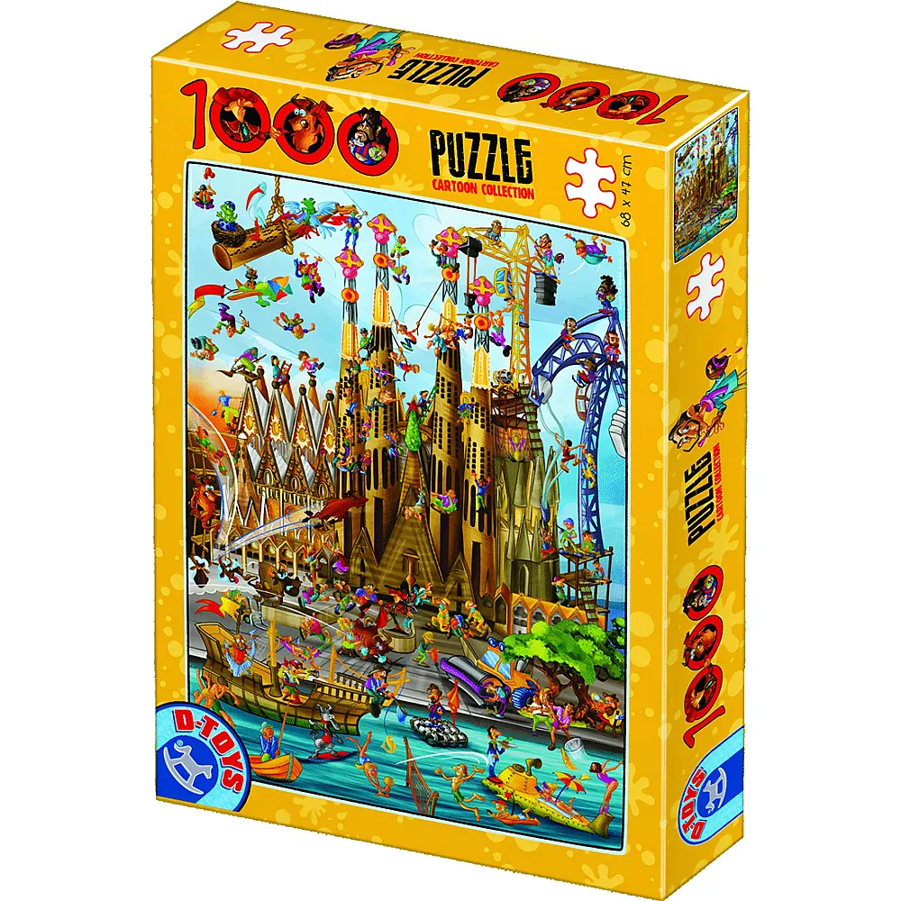 DToys Puzzle Cartoon Collection Sagrada Familia - 1000 Teile