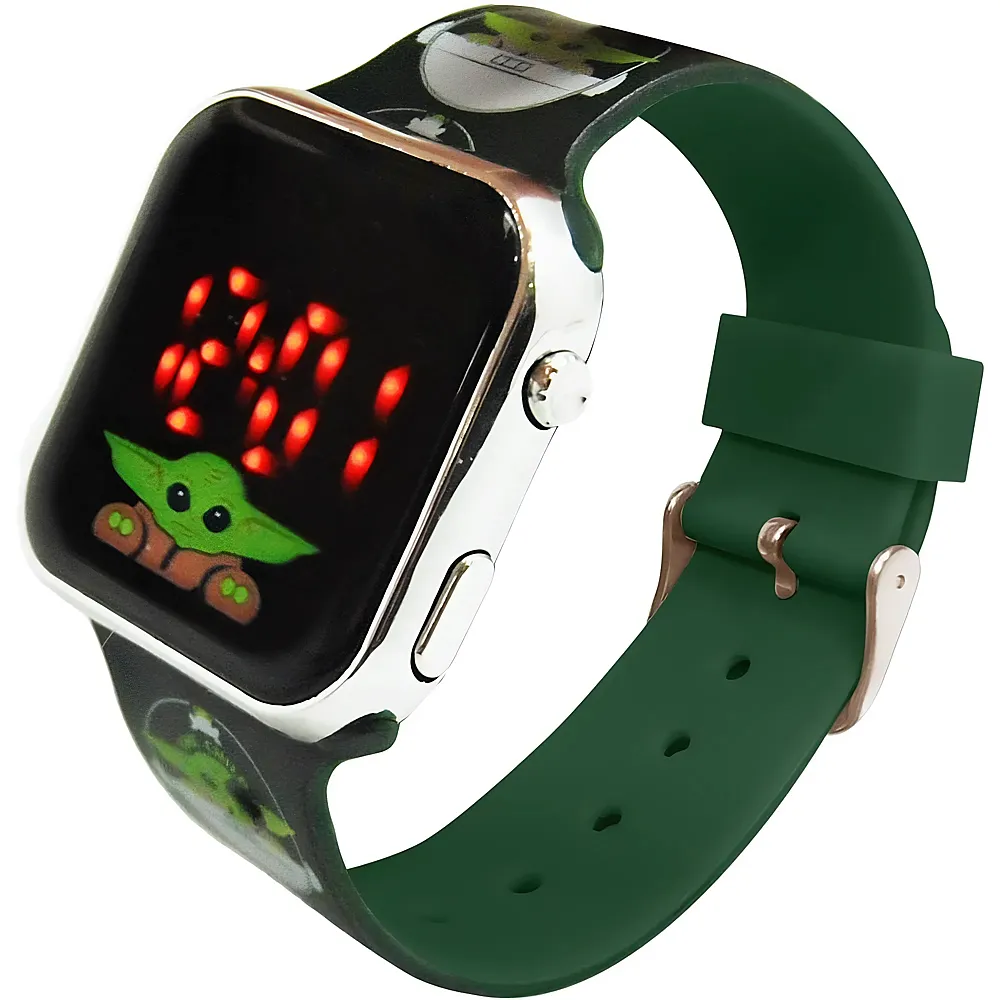 Accutime Star Wars The Mandalorian - LED digitale Armbanduhr - Suche