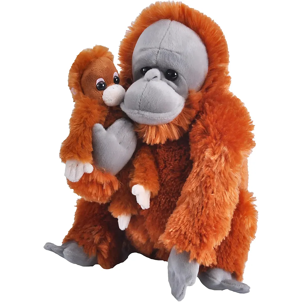 Wild Republic Rainforest Orangutan mit Baby - 38 cm