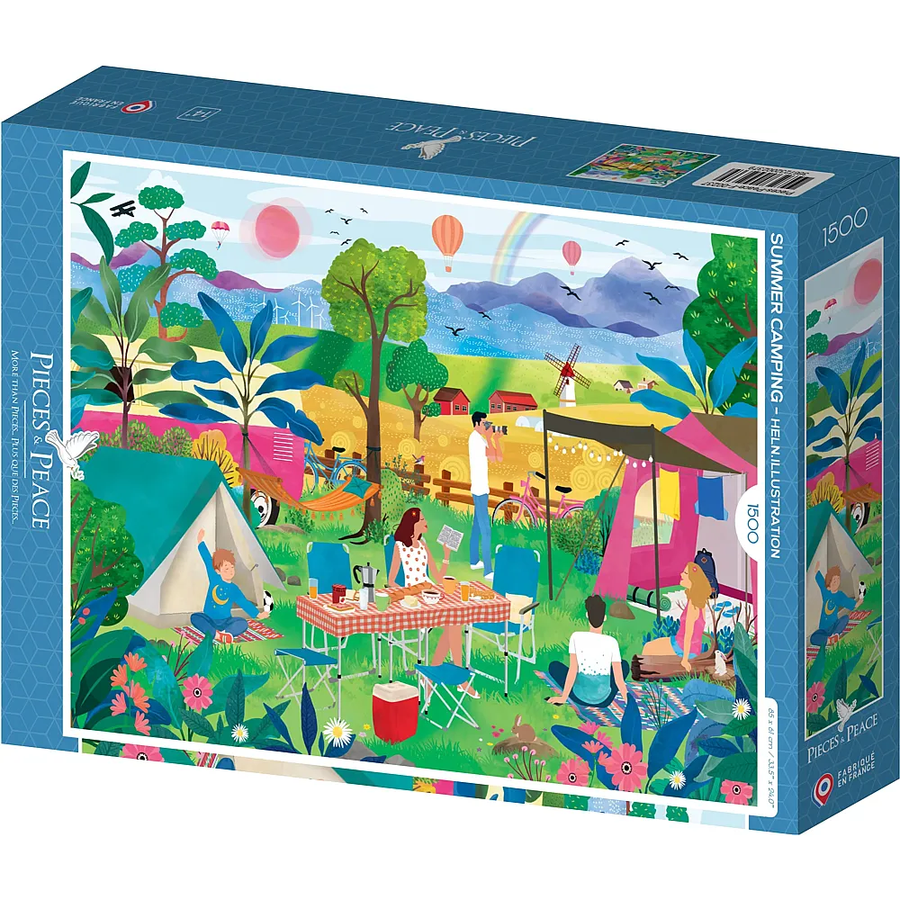 Pieces & Peace Puzzle Sommer Camping 1500Teile
