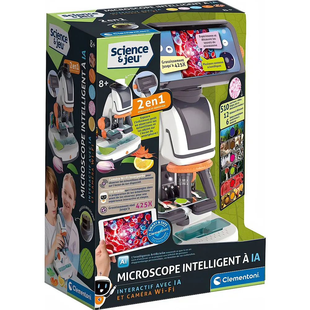 Clementoni science & jeu Microscope Digital - Franais