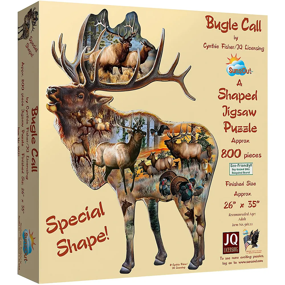 SunsOut Puzzle Cynthie Fisher Bugle Call - 800 Teile
