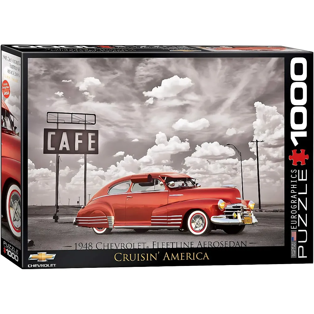 Eurographics Puzzle 1948 Chevrolet Fleetline Aerosedan - 1000 Teile