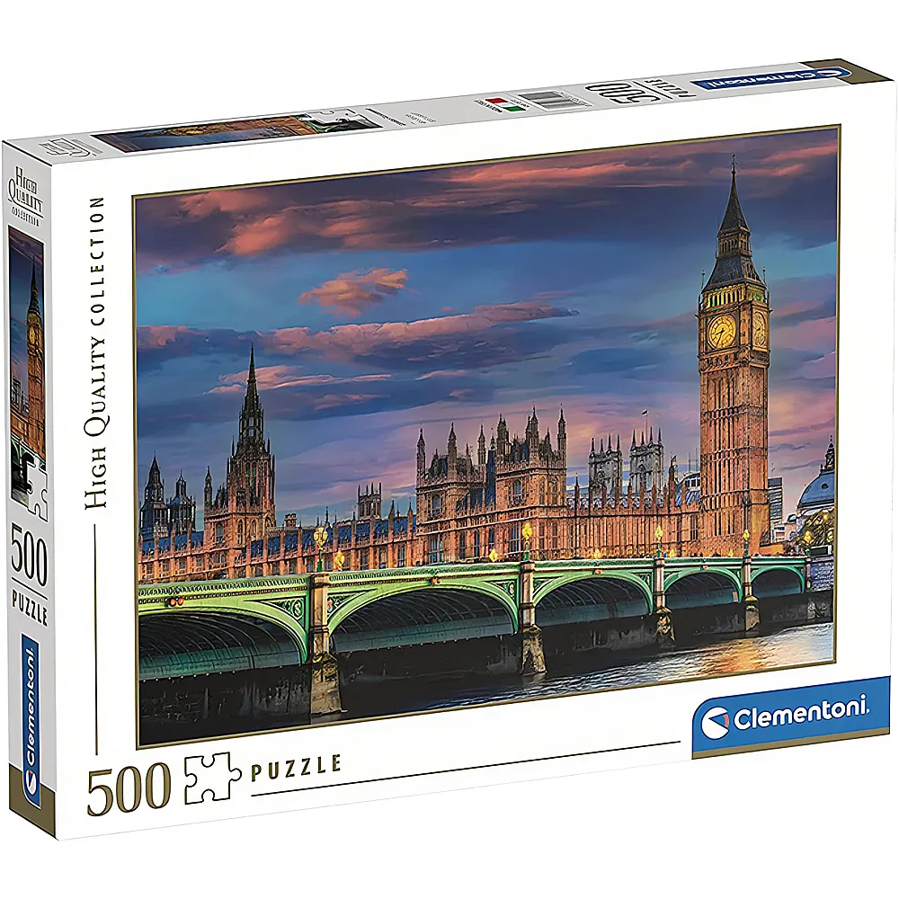Clementoni Puzzle High Quality Collection The London Parliament 500Teile