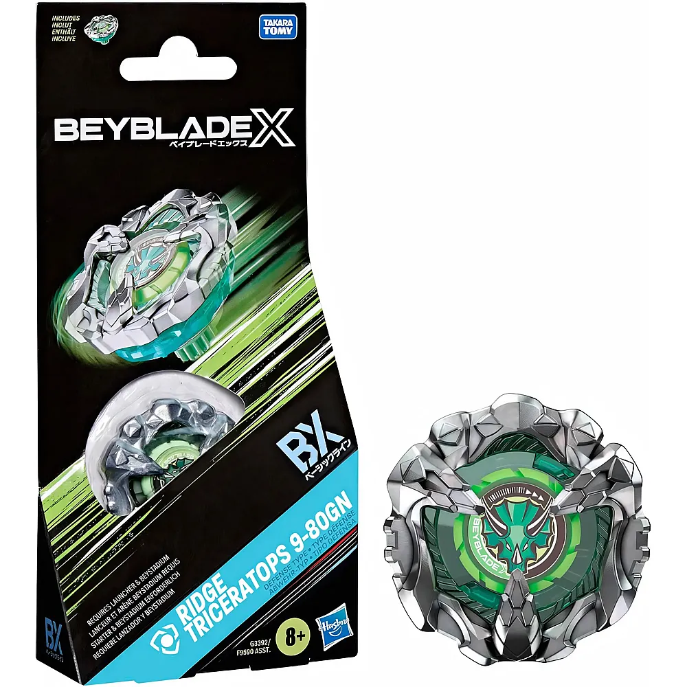 Beyblade X Booster Pack Ridge Triceratops 9-80GN