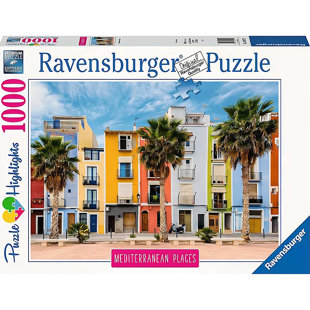 Ravensburger Puzzle Mediterranean Mediterranes Spanien 1000Teile