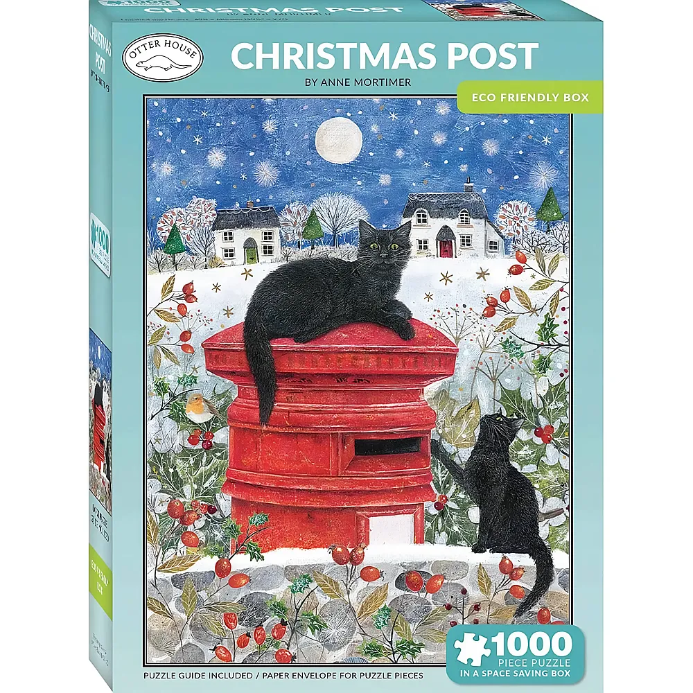 Otter House Puzzle Christmas Post - 1000 Teile