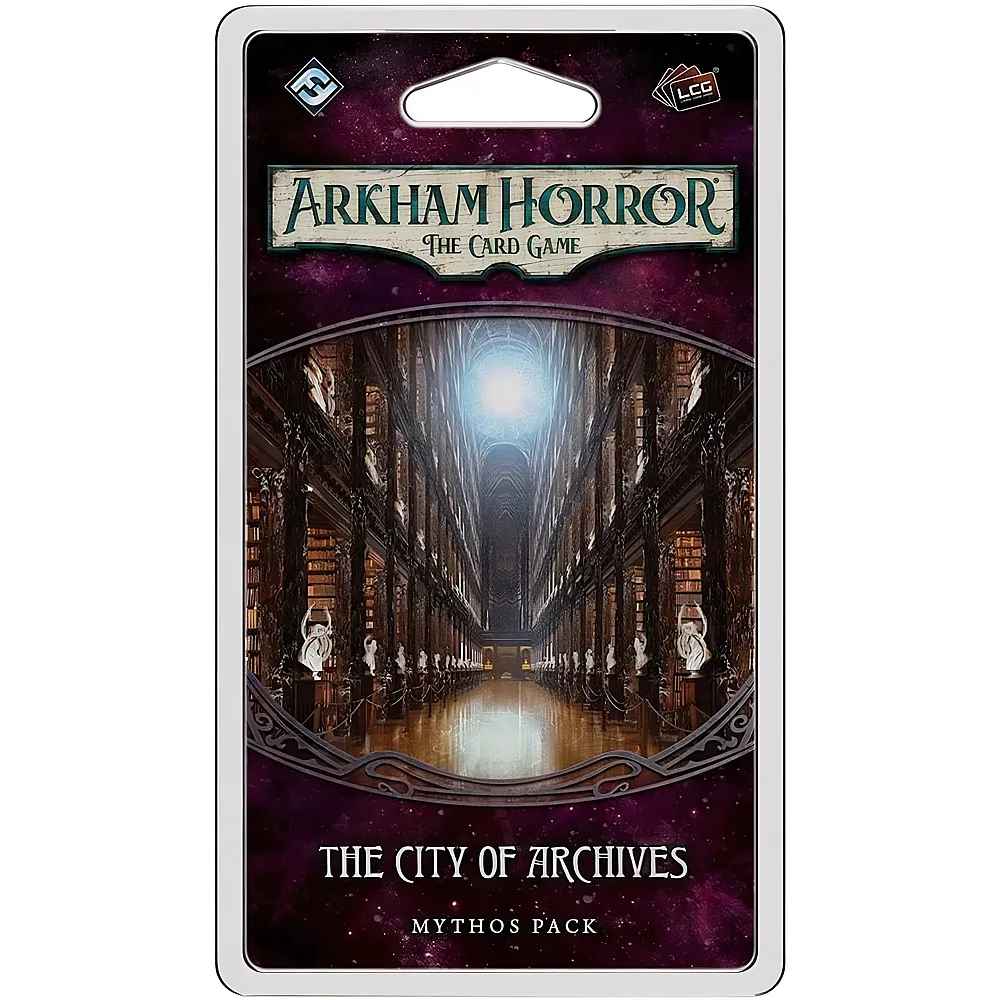 meinspielzeug - Fantasy Flight Games Arkham Horror The Card Game: Mythos Pack - 3.4 The City of Archives, Card Game, Ages 14+, 1 to 4 Players, 60 to 120 Minutes Playing Time 3. Mythos-Pack Mythos Pack - 3.4 The City of Archives