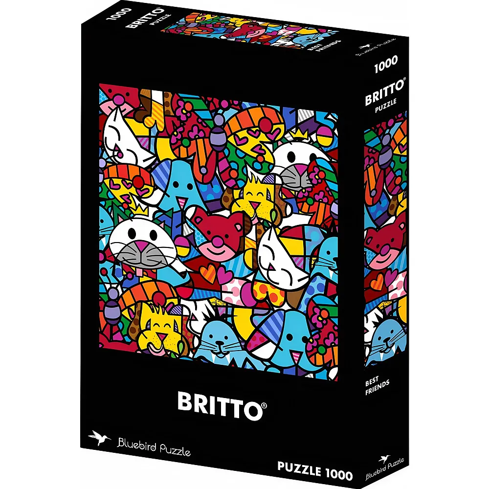 Bluebird Puzzle Romero Britto Best Friends 1000Teile