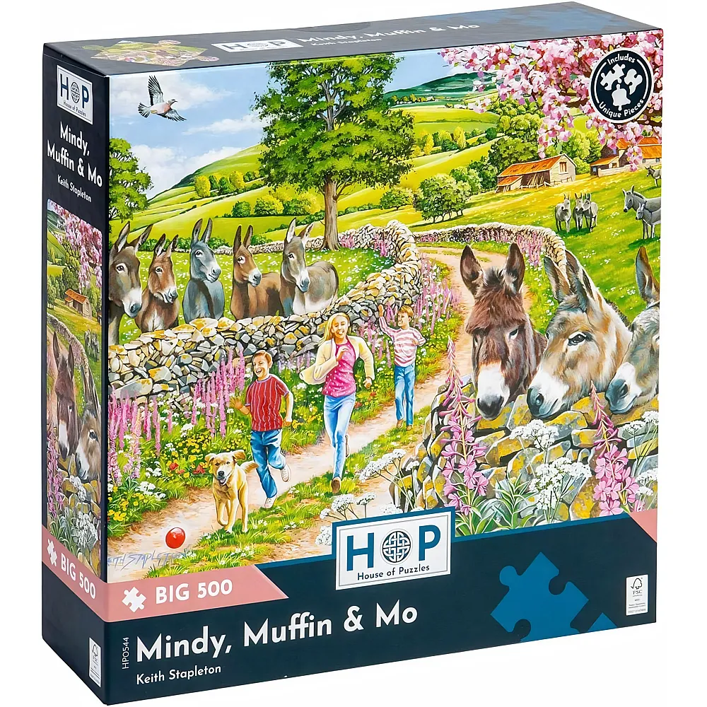 HOP - House of Puzzles Mindy, Muffin & Mo 500Teile