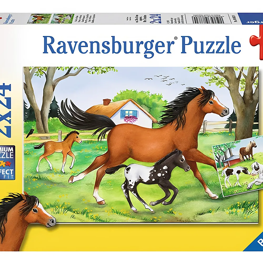 Ravensburger Puzzle Welt der Pferde 2x24