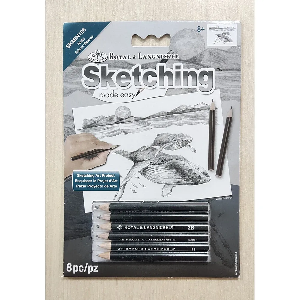 Royal & Langnickel R&l Sketching Mni Maman Baleine & Son Petit 14x20cm