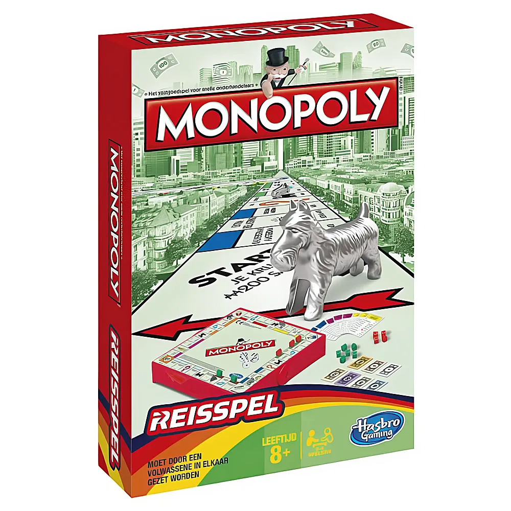 Hasbro Gaming Monopoly Kompakt DE | Familienspiele
