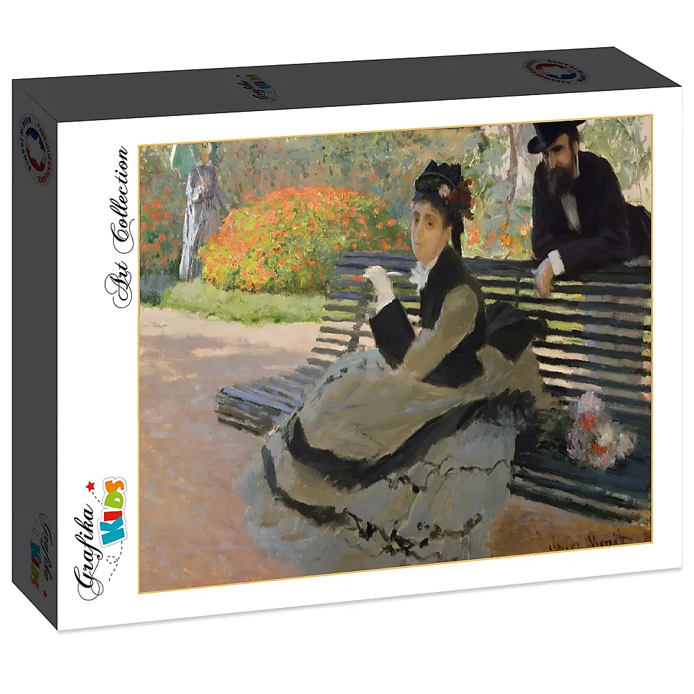 Grafika Puzzle Art Collection Claude Monet Grafika Kids Camille Monet, 1873 - 12 Teile