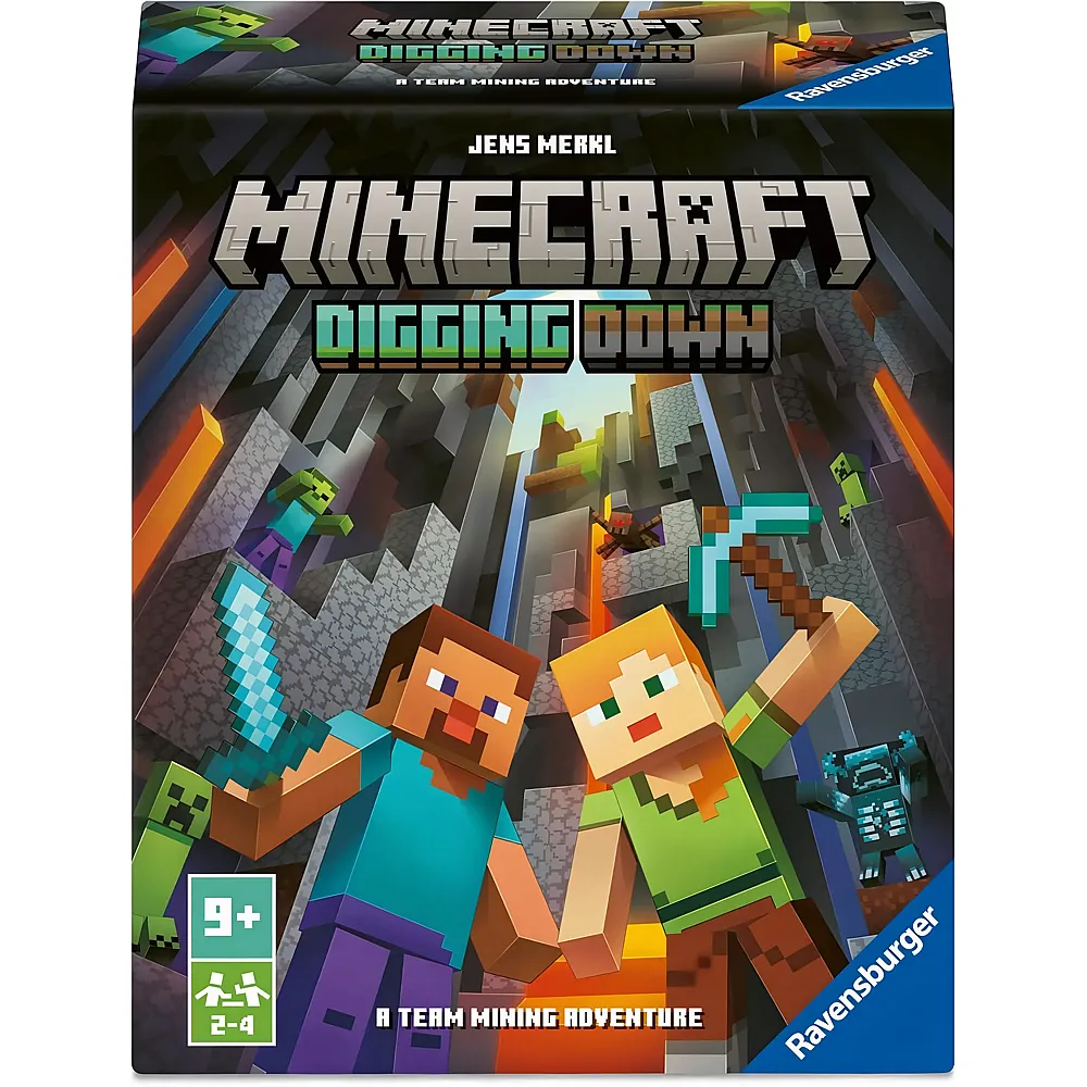 meinspielzeug - Ravensburger Spiele Minecraft: Digging Down - Kartenspiel | Kartenspiele