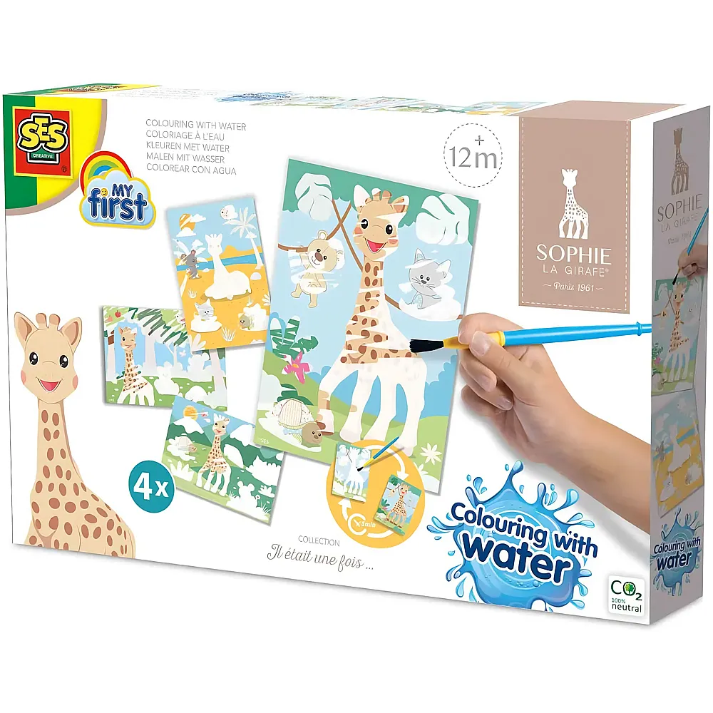 SES My First Sophie La Girafe  Malen mit Wasser