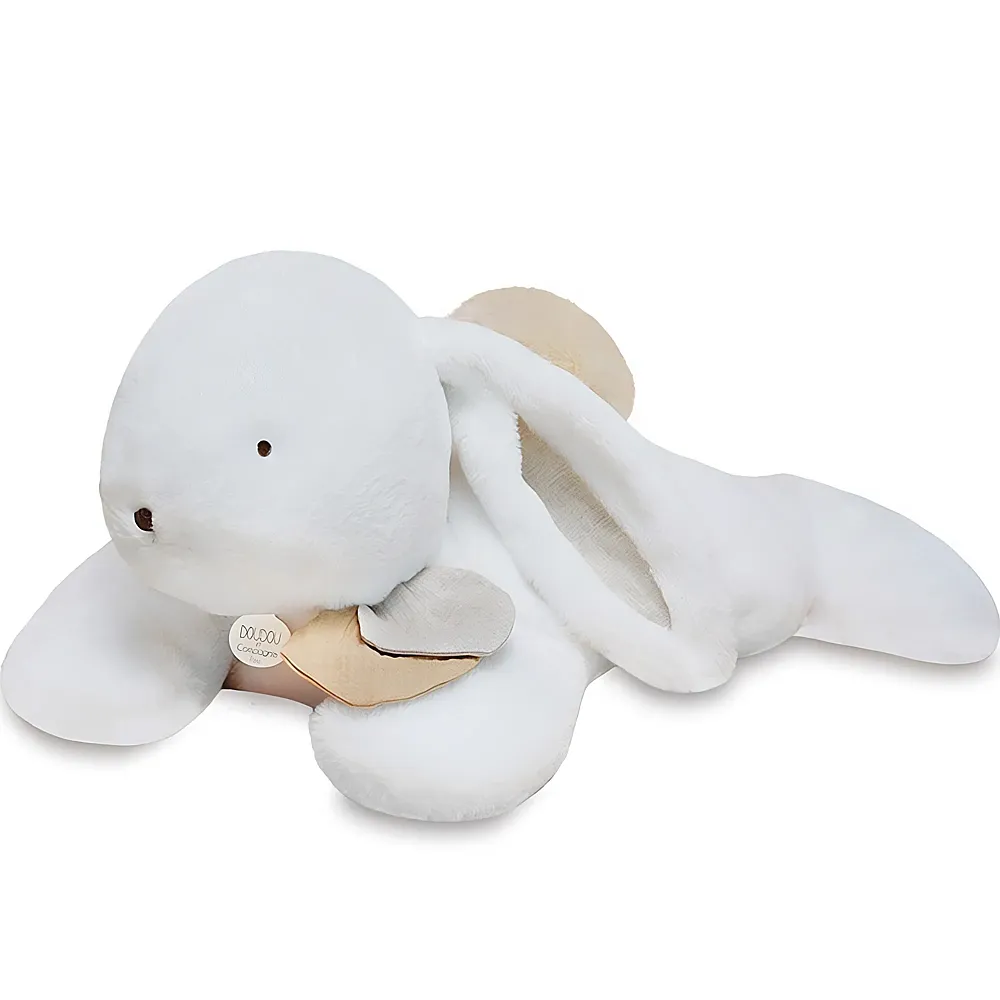 meinspielzeug - Doudou et Compagnie Happy Wild Hase nature - 80 cm | Hasen Pl�sch