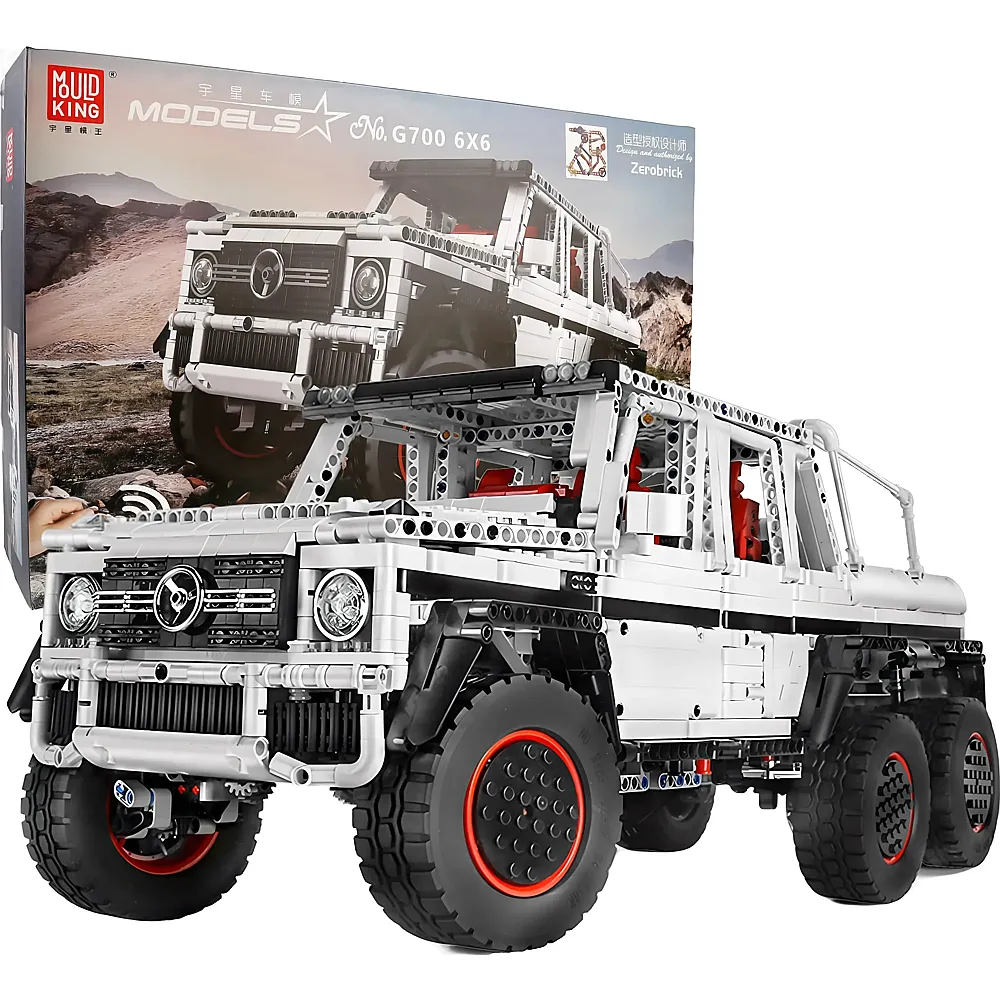 Mould King Models Remote-controlled G700 6x6 off-roader 13061